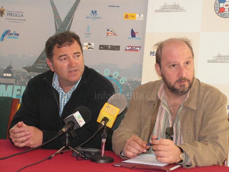 Roblers y Quevedo en plena rueda de prensa