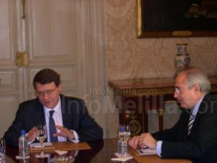 Jordi Sevilla y Juan José Imbroda en una de las últimas reuniones mantenidas