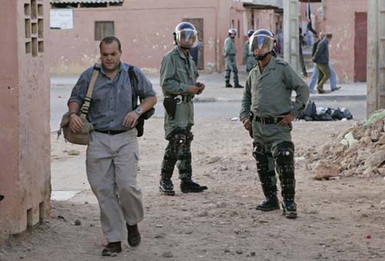 Agentes de la Policía de Marruecos