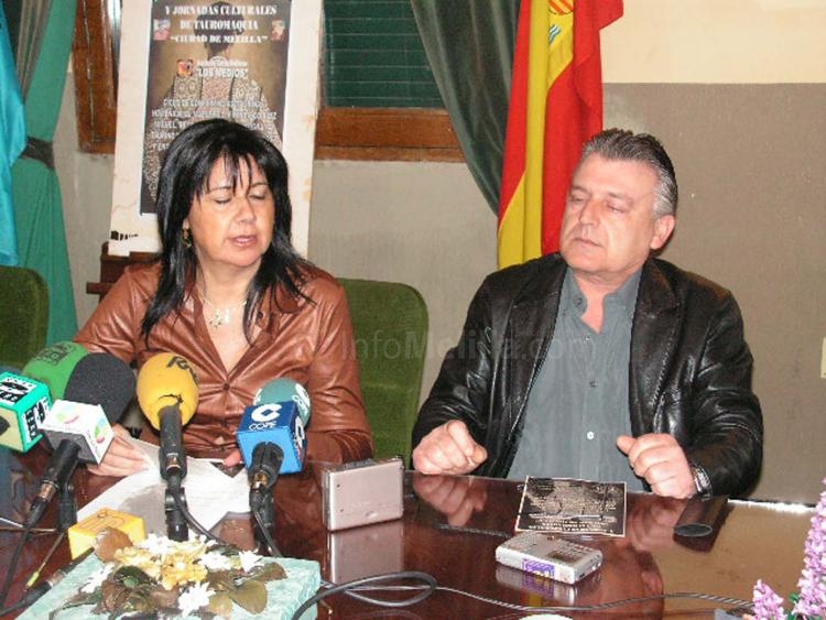 Simi Chorcón y Román Criado en la presentación de las Jornadas