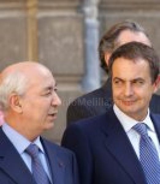 Jattu, primer ministro marroquí, y José Luis Rodríguez Zapatero