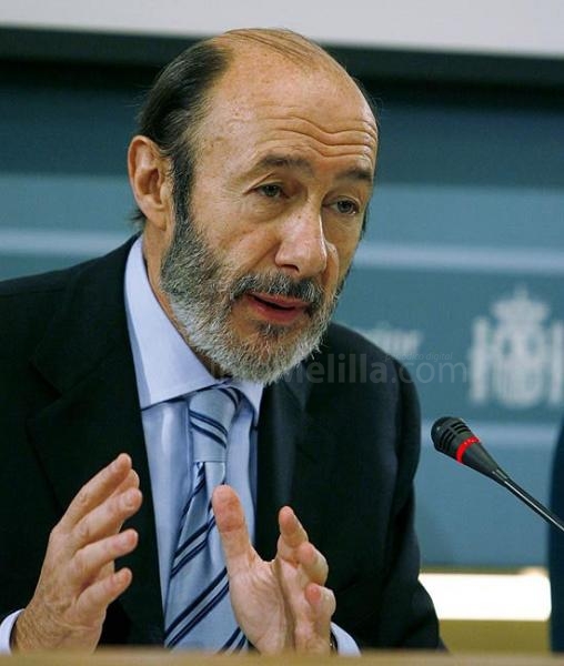 Alfredo Pérez Rubalcaba, ministro del Interior