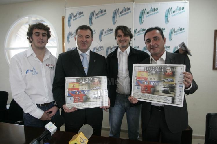 Presentado el equipo "Ciudad Autónoma de Melilla" para el Lisboa-Dakar