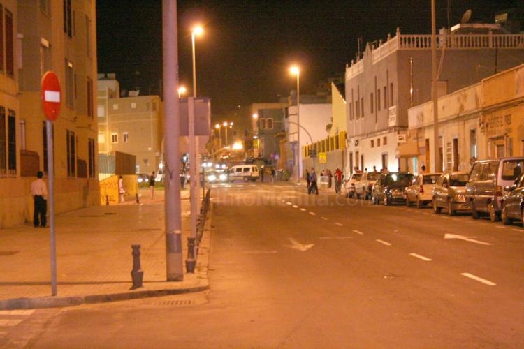 Acceso a la Cañada de Hidum