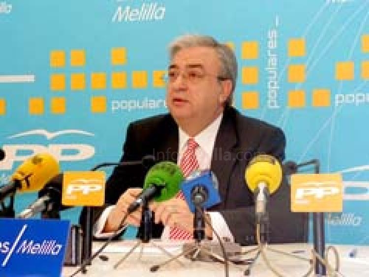 Arturo Esteban, presidente del PP de Melilla