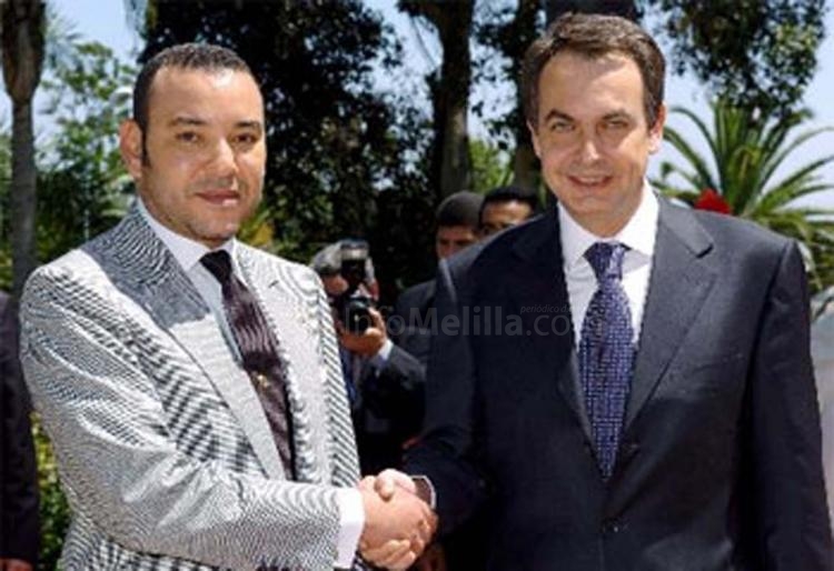 Mohamed VI y Rodríguez Zapatero