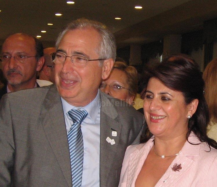 Juan José Imbroda y Paqui Conde