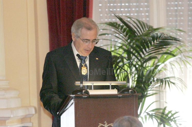 Imbroda ha pronunciado su discurso ante Sus Majestades