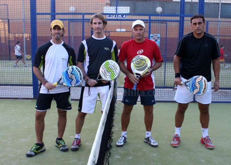 Los campeones y sub-campeones, Moya/Volpe y los hermanos Aragonés, Richi y Mani