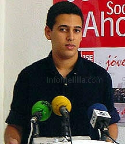 Amin Azmani, secretario general de Juventudes Socialistas de Melilla