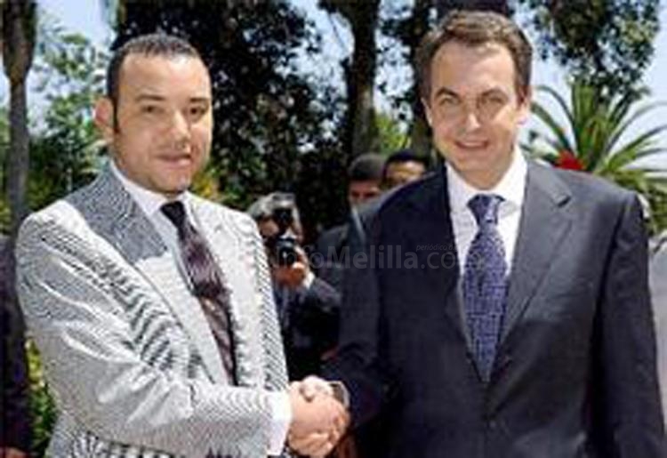 Mohamed VI y Rodríguez Zapatero