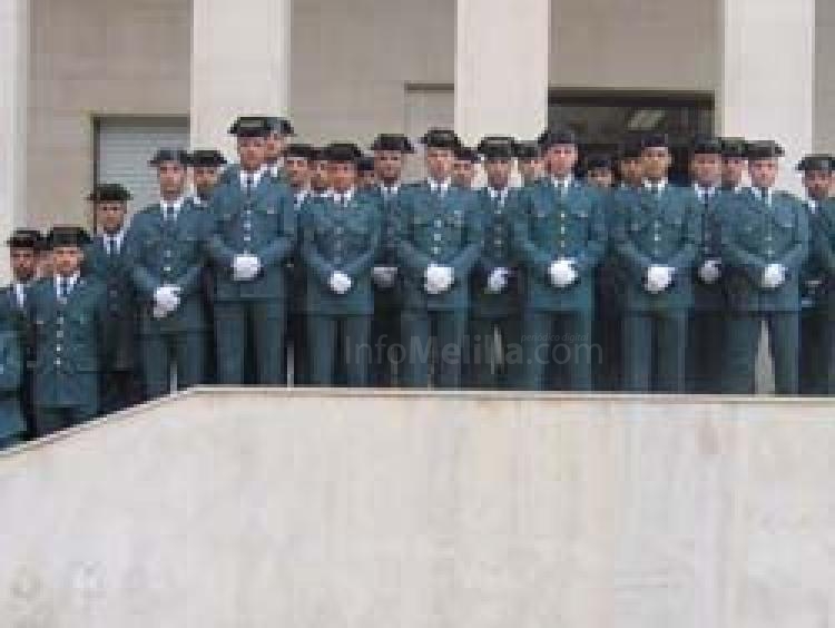 La plantilla de la Guardia Civil de Melilla se verá reforzada con 82 nuevos agentes a partir del día 21 de este mes
