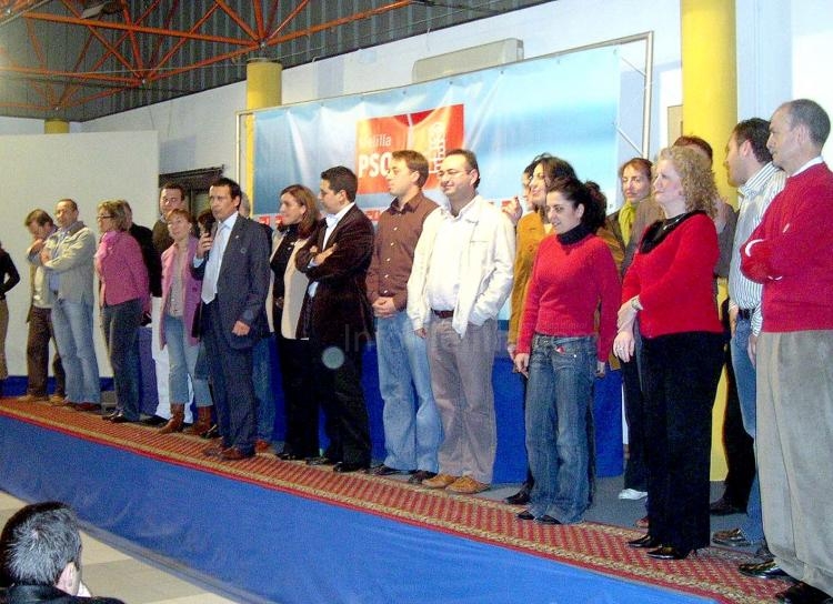 Miembros integrantes de la lista electoral del PSOE