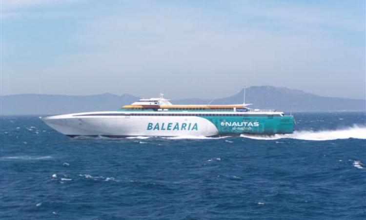 El 'Federico García Lorca' es el barco rápido monocasco más grande del mundo