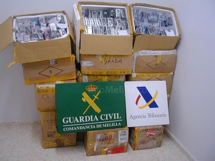 La Guardia Civil y la Agencia Estatal Tributaria intervienen mercancía falsificada procedente de China por valor de 92.000 euros