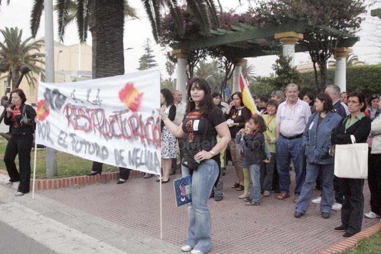 Más de medio centenar de personas protestan en Melilla por el Plan de Transición de Ejército