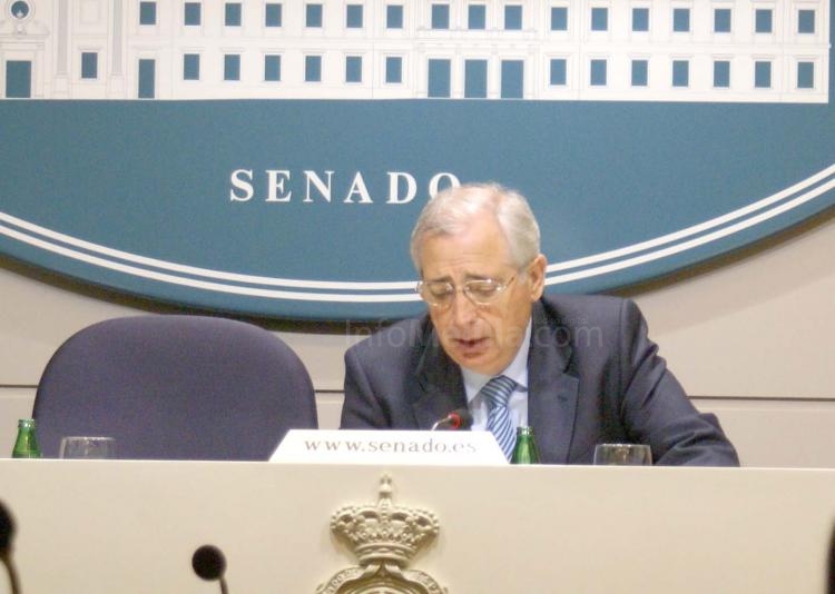 Juan José Imbroda en el Senado