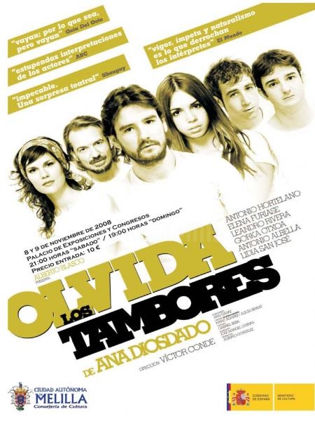 'Olvida los tambores' llega a Melilla el próximo fin de semana con modificación de calendario