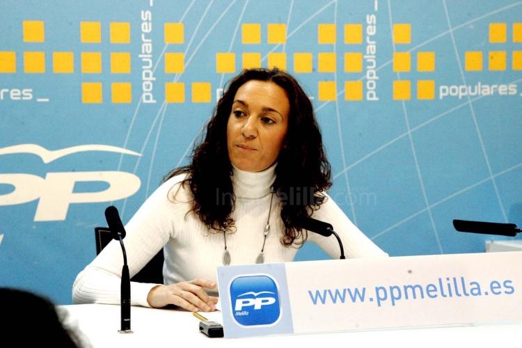 Ester Donoso, secretaria de Comunicación del PP de Melilla