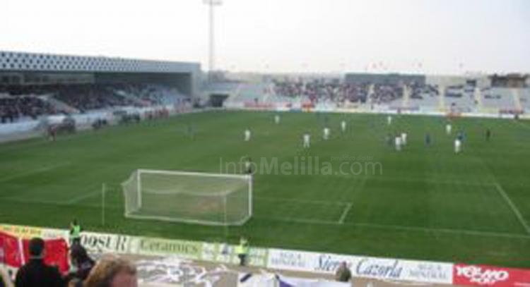 Aspecto del nuevo estadio de "La Victoria" de Jaén