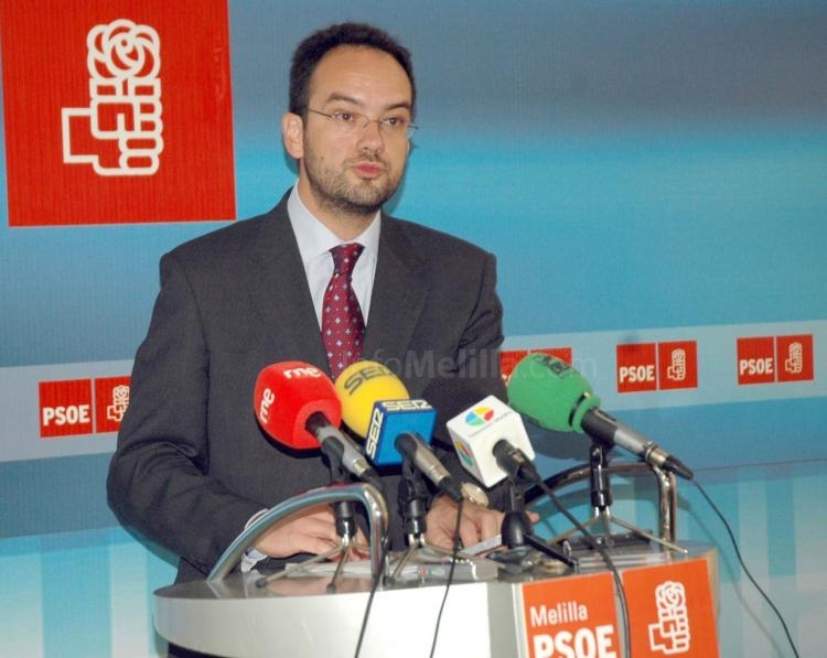 Antonio Hernando, diputado del Congreso adscrito a la Oficina Parlamentaria de Melilla