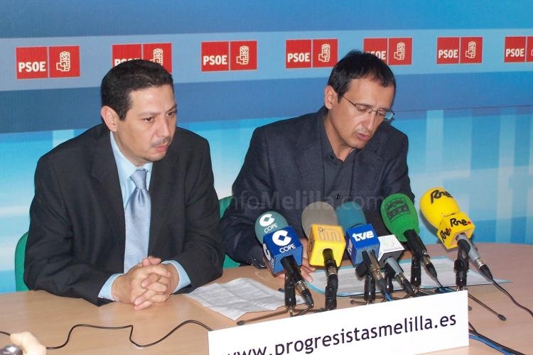Aberchán y Muñoz durante la rueda de prensa