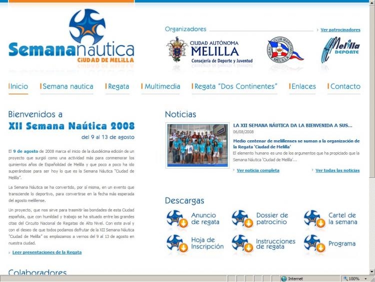 La Semana Náutica de Melilla renueva su página web
