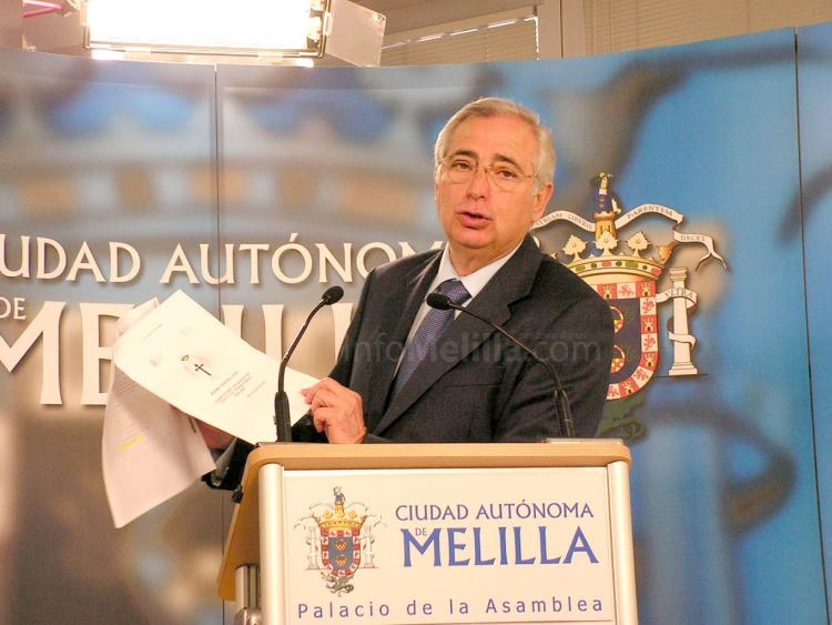 Juan José Imbroda, presidente de Melilla