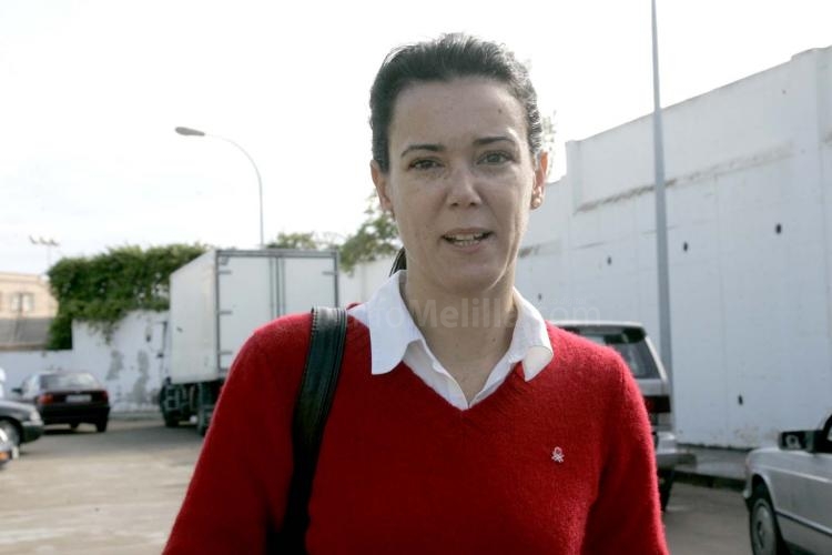 María Antonia Garbín ha acudido al matadero para supervisar su funcionamiento