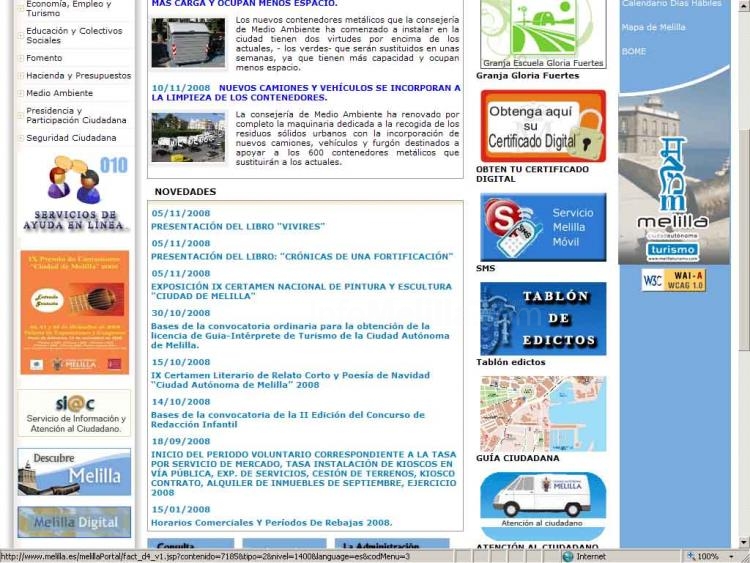 El Gobierno de Melilla presenta el 'Tablón de Edictos On-Line', la herramienta que permite un mayor acercamiento de la administración al ciudadano