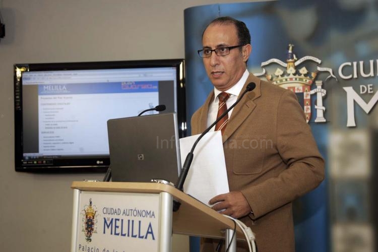 Abdelmalik El Barkani, consejero de Presidencia de Melilla