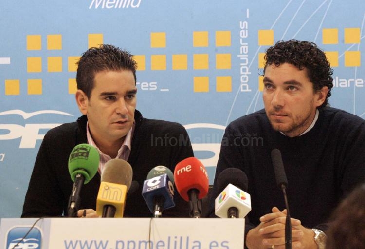 Jesús García junto a Carlos Rivas