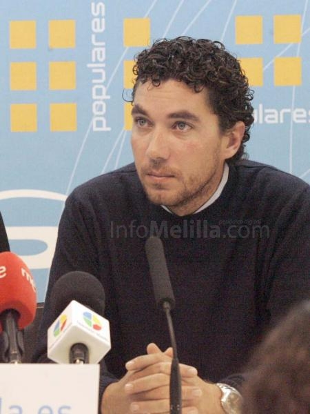 Carlos Rivas, presidente de la Comisión Organizadora del VII Congreso Regional del PP de Melilla