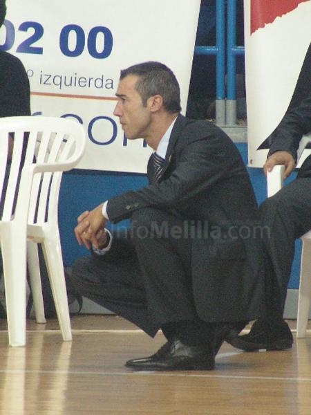 Paco Olmos técnico de CB Melilla
