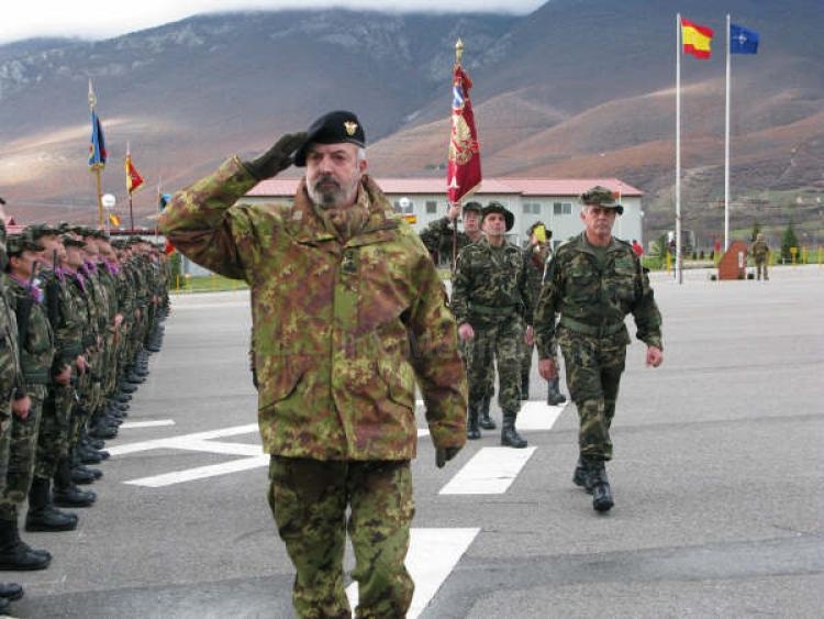 a festividad de las Patronas del Arma de Artillería, Santa Barbara y de Infantería, La Inmaculada Concepción se celebran conjuntamenta en Istok (Kosov