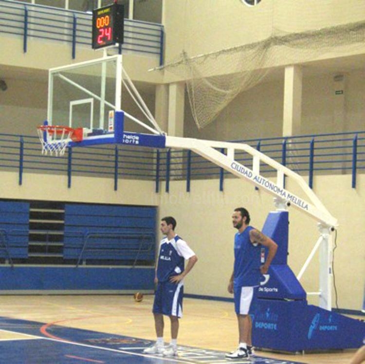 Los jugadores ya han probado las nuevas canastas
