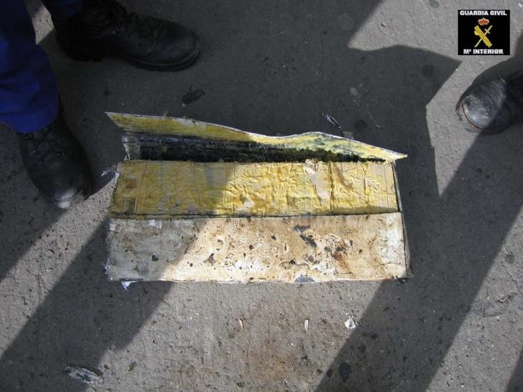 La Guardia Civil interviene más de 54 kilogramos de hachís en dos intervenciones realizadas en el Puerto melillense