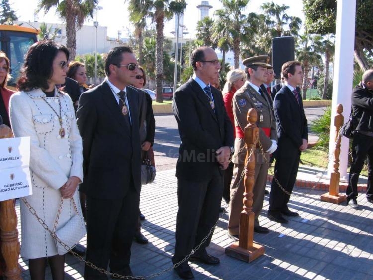 Melilla celebra los 30 años de la Constitución Española recordando el éxito logrado en 1978 y abogando por la unidad frente a ETA