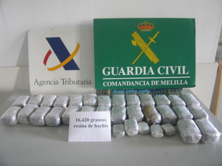 Detenido por llevar droga oculta en la suela de unas zapatillas deportivas