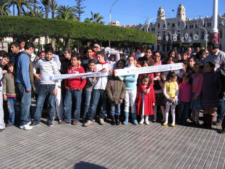 Melilla celebra los 30 años de la Constitución Española recordando el éxito logrado en 1978 y abogando por la unidad frente a ETA