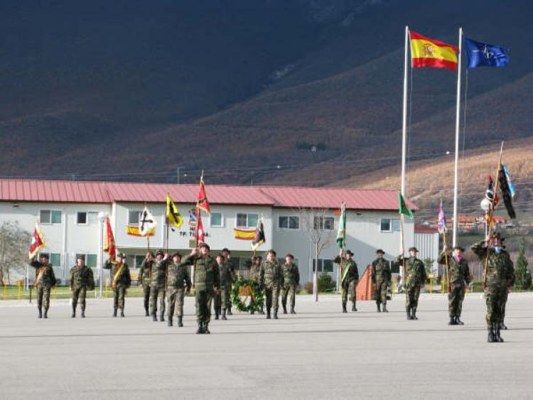 a festividad de las Patronas del Arma de Artillería, Santa Barbara y de Infantería, La Inmaculada Concepción se celebran conjuntamenta en Istok (Kosov