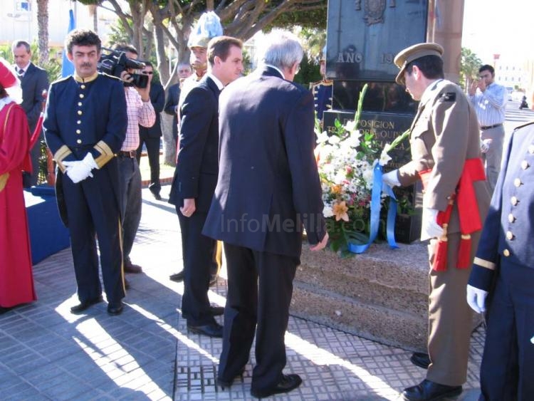 Melilla celebra los 30 años de la Constitución Española recordando el éxito logrado en 1978 y abogando por la unidad frente a ETA