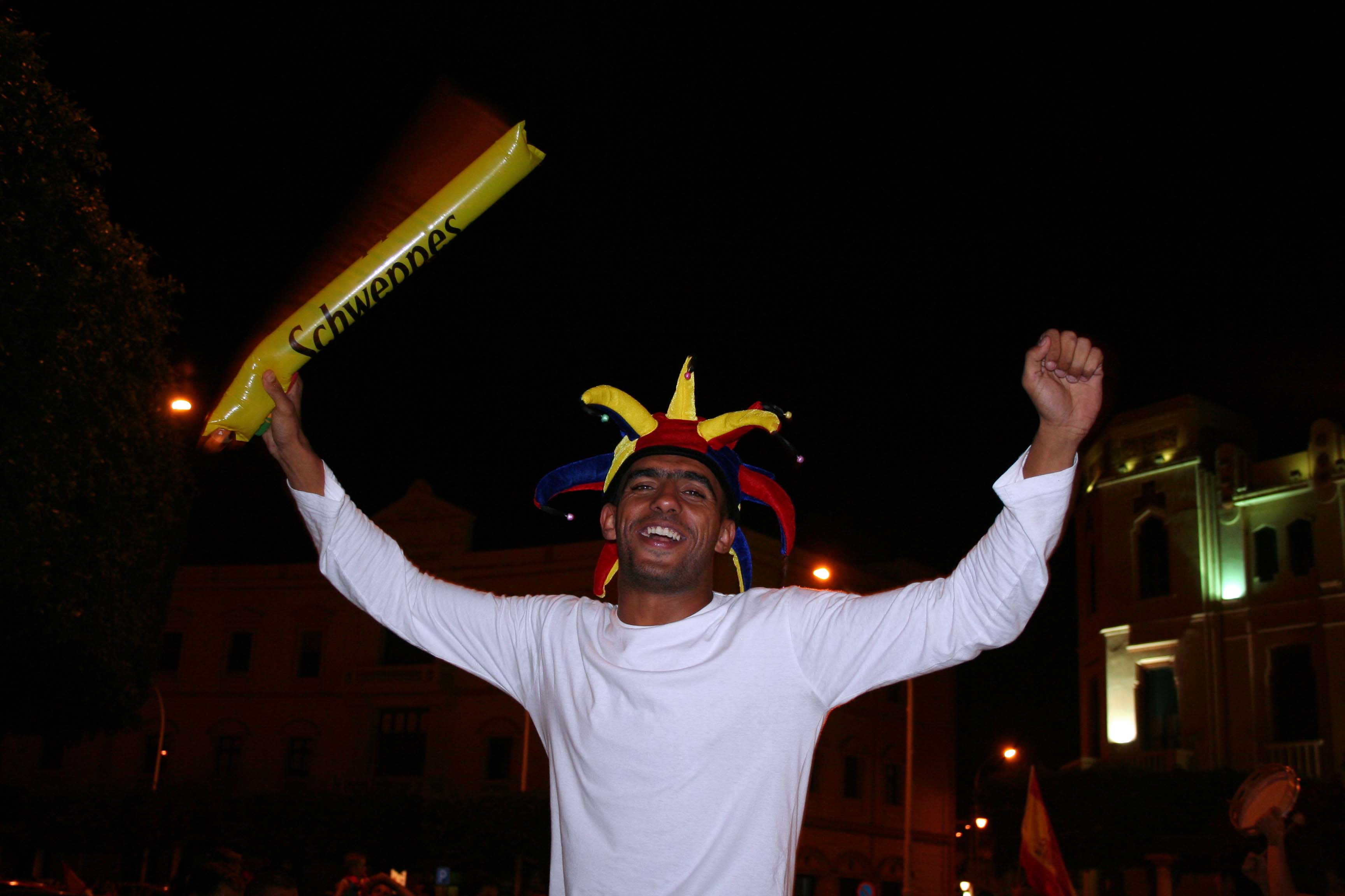España en la final de la Eurocopa y Melilla entera lo celebra