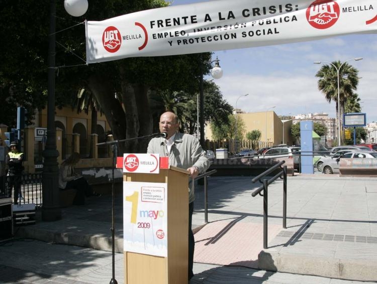 UGT celebra un 1º de Mayo marcado por la crisis económica y proponiendo un gran pacto por el empleo