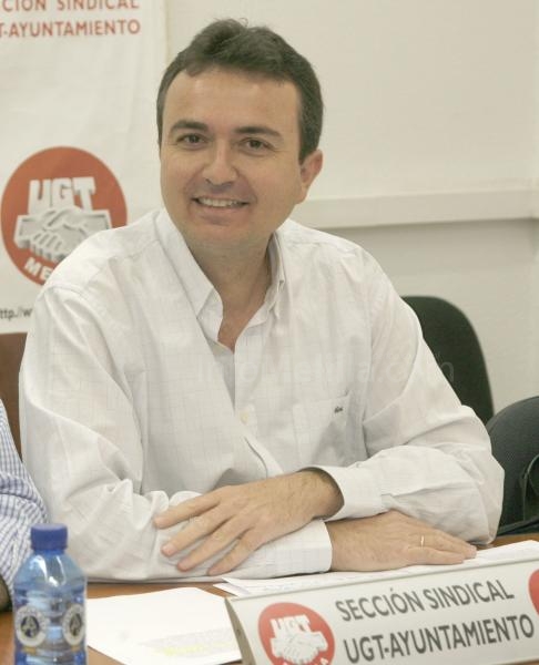Antonio Fernández, representante de la sección sindical de UGT en el Ayuntamiento