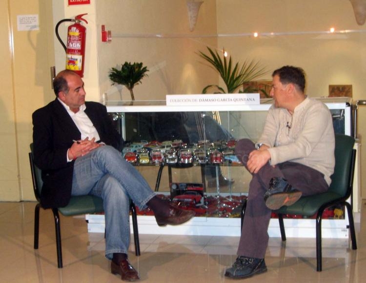 Dámaso García Quintana durante la entrevista concedida a Gaselec