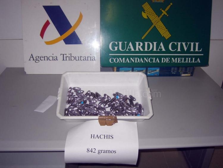 Intervenidos más de 130 kilos de droga y detenidas siete personas en Melilla en tan sólo seis días