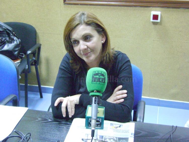 Celia Sarompas durante la entrevista concedida a Onda Cero