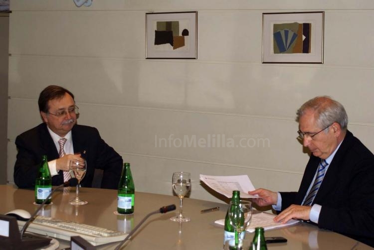 Vivas e Imbroda durante la reunión