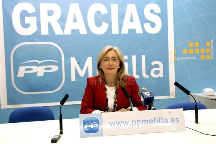 María del Carmen Dueñas, secretaria regional del PP de Melilla